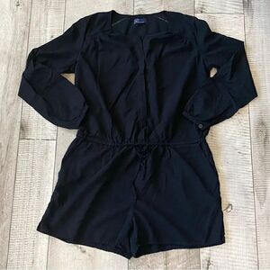 GAP Black Long Sleeve Romper